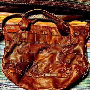 Vintage B Makowsky leather hobo great condition